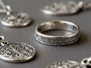 Laser engraved jewelry