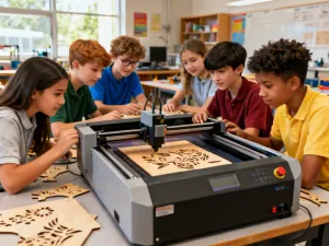 Laser engraving in education